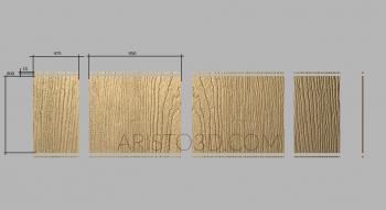 Geometrical panel (PGM_0193) 3D model for CNC machine